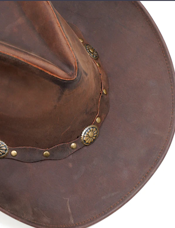 ZM Clifford Cowboy Hat Faded Rustic Brown
