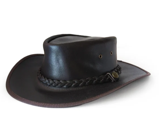 Crushable Premium Genuine Leather Western Cowboy