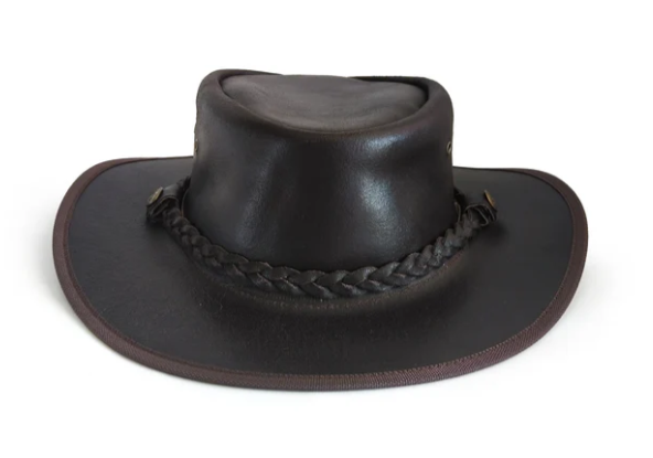 Crushable Premium Genuine Leather Western Cowboy