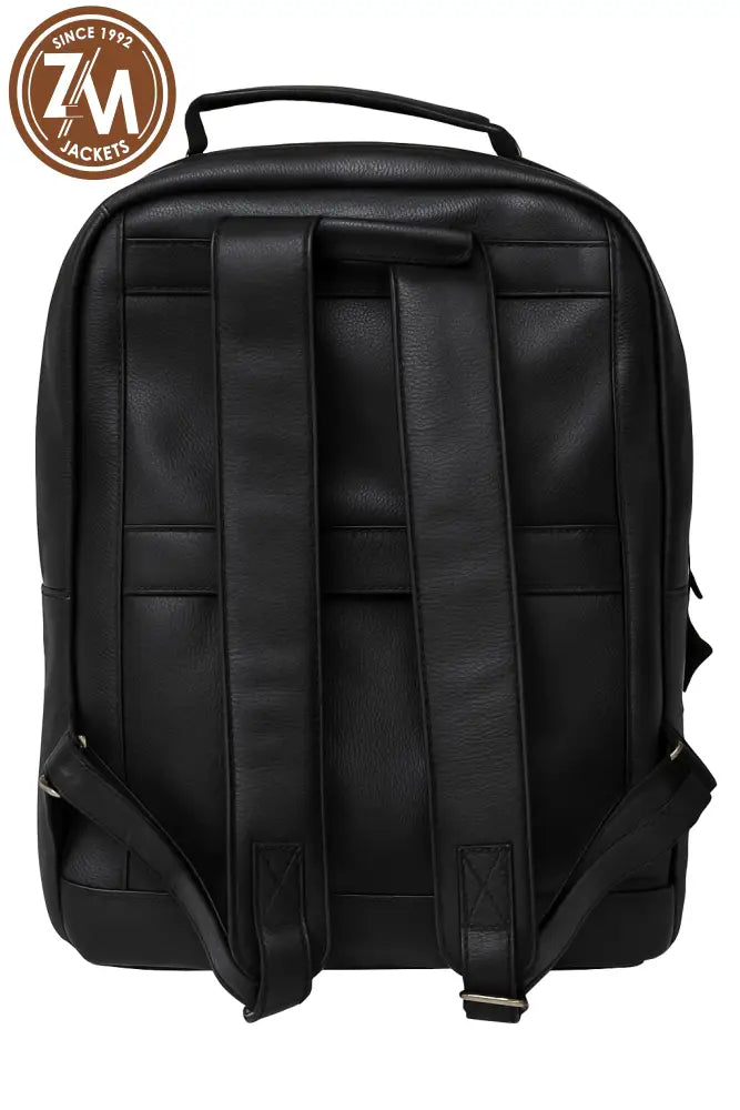 Ryder Red Real Leather Backpack Sleek Utility Everyday Carry
