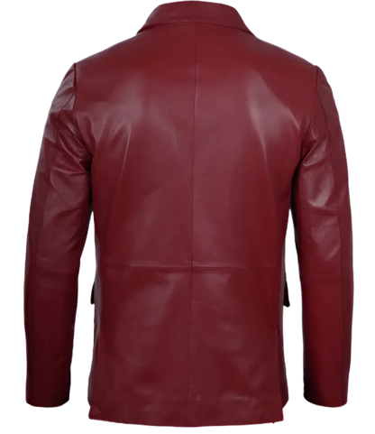 blazer_Maroon_Real_sheep_Leather_Back
