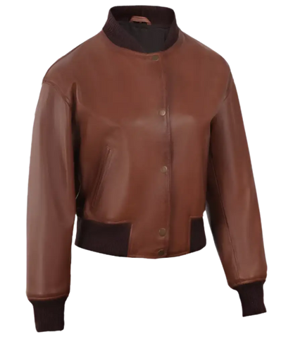 Havana_Crop_Brown_Sheep_Leather_Bomber_Jacket_side_view